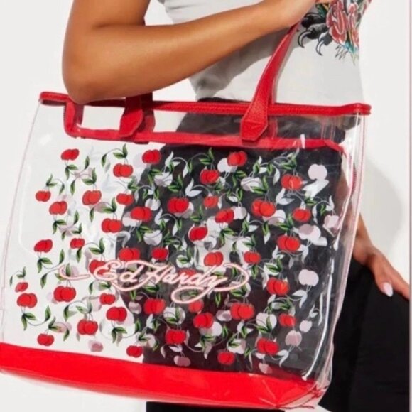 Ed Hardy Cherry Clear Tote 🍒 - Picture 4 of 4